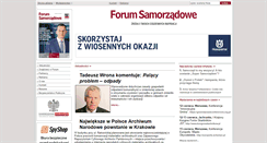 Desktop Screenshot of forumsamorzadowe.pl